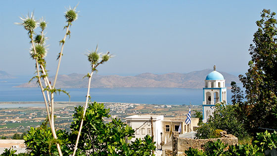 View from Zia towards Pserimos island